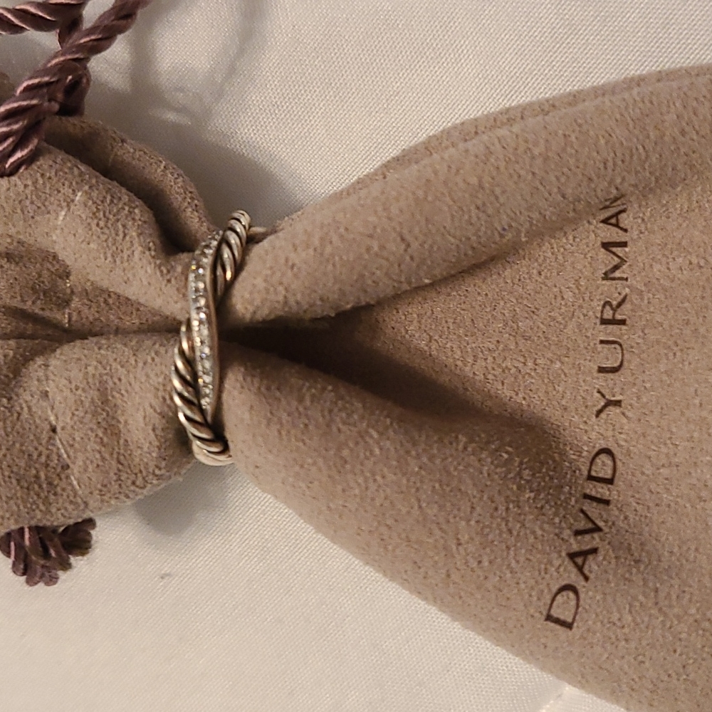 David Yurman twisted Infinity ring
